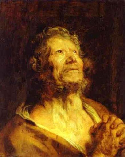 Anthony Van Dyck An Apostle with Folded Hands Germany oil painting art